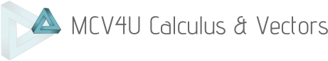 MCV4U Calculus & Vectors